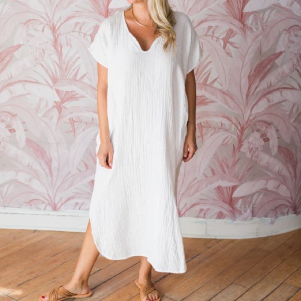 Stark X White Gauze Dress